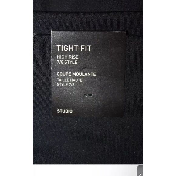ADIDAS Women's Sz XSmall YOGA Studio 7/8 High-Rise Tight Leggings NWT Black - Picture 5 of 14